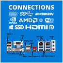 ScreenON - Ryzen 3 - 240GB M.2 SSD - AMD Radeon RX Vega 8 - OfficePC.X105125 - WiFi - ScreenOn