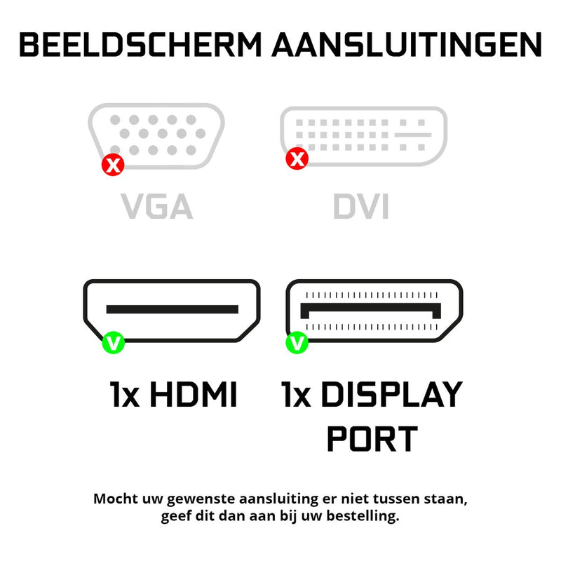 ScreenON - Ryzen 5 - 1TB M.2 SSD - 16GB RAM - GTX 1650/1660 of RTX 2060 - Allround Office PC - Inclusief Norton 360 + WiFi & Bluetooth