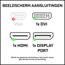 ScreenON - Intel Core i5 - 500GB SSD - 16GB RAM - RTX 3050 - Gaming Set - V92023124 (24" Monitor + Toetsenbord + Muis)