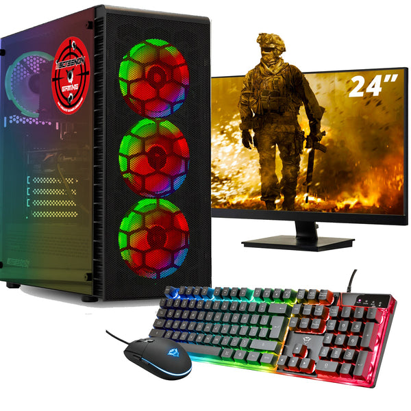 ScreenON - Gaming Set - S24-TX88793 (24" Monitor + Toetsenbord + Muis)