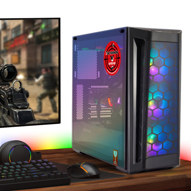 ScreenON - Game Computer / Gaming PC - Intel Core i9 - 1TB M.2 SSD - 32GB RAM - RTX 4060 - Game PC TX46290 - Windows 11