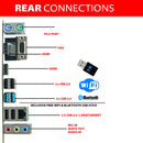 Ensemble PC complet Intel | Intel Core i5 | 16 Go DDR4 | 1 TB SSD - NVME + 2 x moniteur de 24 pouces + souris + clavier | Windows 11 Pro