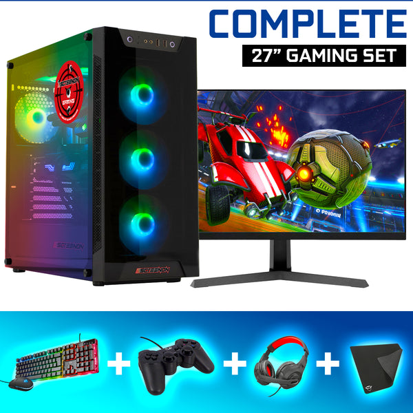 Screenon - Set de jeu - X48287 - S2 (Gamepc.x48287 + moniteur de 27 pouces + clavier + souris)