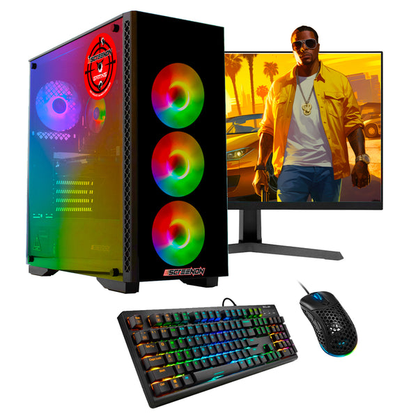 Screenon - jeu de jeu T46187 -S3 (GamePc.T46187 + moniteur de 27 pouces + clavier + souris)