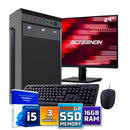 Ensemble PC complet Intel | Intel Core i7 | 16 Go DDR4 | 1 TB SSD - NVME + moniteur de 24 pouces + souris + clavier | Windows 11 Pro