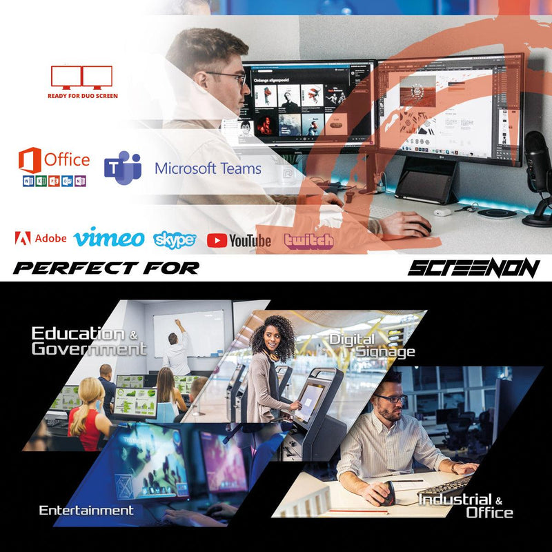 AMD Compleet PC | AMD Ryzen 7 | 32 GB DDR4 | 1 TB SSD - NVMe | Windows 11 Pro - ScreenOn