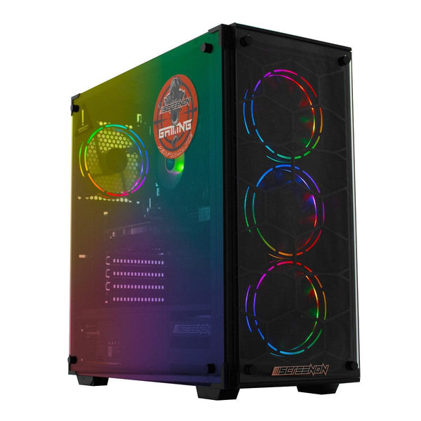 AMD Ryzen 3 2200G Allround Game Computer / Gaming PC - GeForce GTX 1050 Ti 4GB - 8GB RAM - 1TB HDD - WiFi - ScreenOn