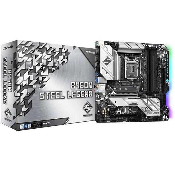 Asrock B460M Steel Legend Intel B460 LGA 1200 micro ATX - ScreenOn