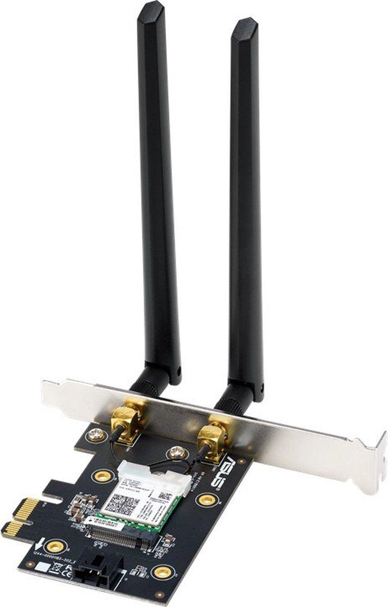 ASUS PCE-AX3000 - Draadloze netwerkadapter - Wifi 6 - Bluetooth - 3000 Mbps - ScreenOn