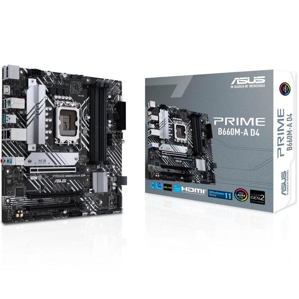 ASUS Prime B660M-A D4 - Intel B660 - Moederbord - ScreenOn