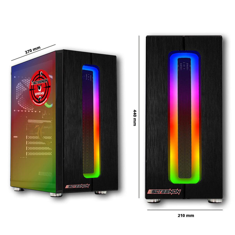 Basic Gaming PC (Ryzen 5, 16 GB DDR4 werkgeheugen, GTX 1660, 480GB SSD) - ScreenOn