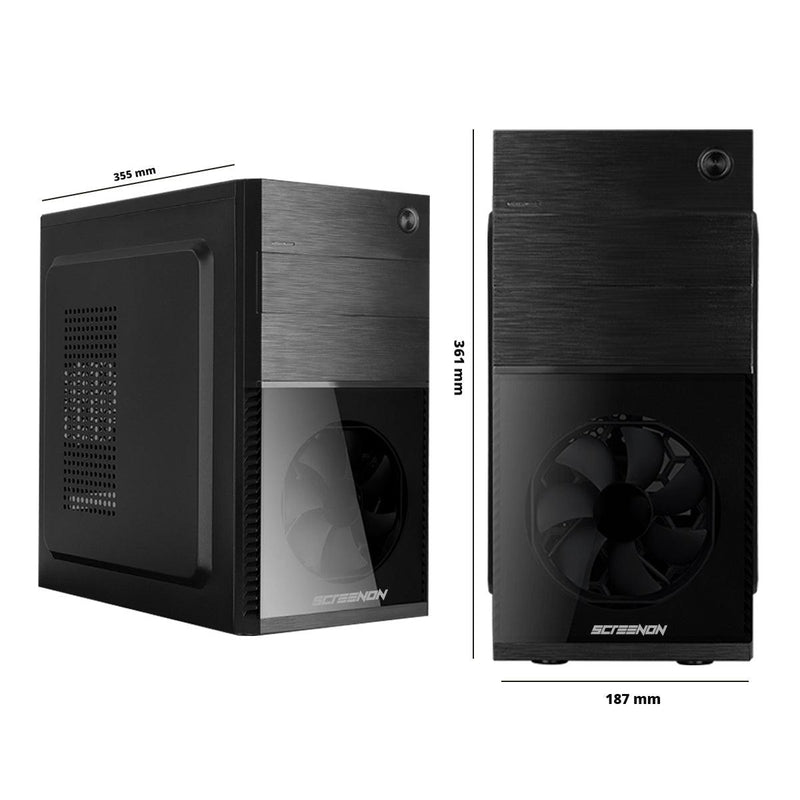 Intel Compleet PC + 24" Monitor + Muis & Toetsenbord | Intel Core i5 | 16 GB DDR4 | 1 TB SSD - NVMe | RTX 3050 | Windows 11 Pro - ScreenOn