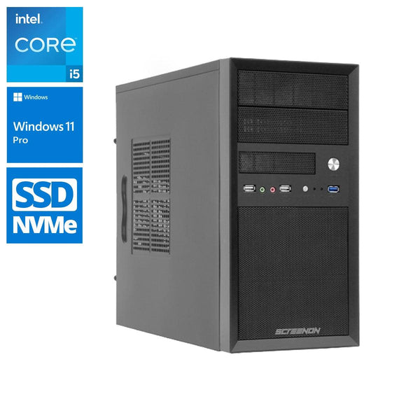 Intel Compleet PC | Intel Core i5 | 16 GB DDR4 | 1 TB SSD - NVMe | RTX 3050 | Windows 11 Pro - ScreenOn