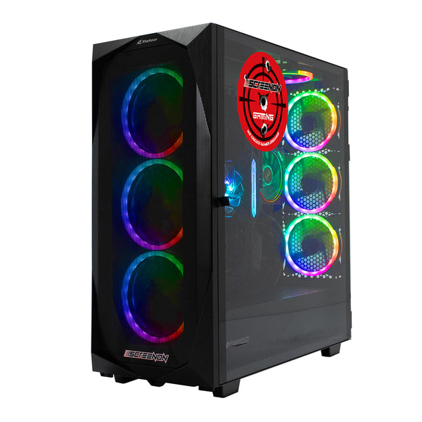 Screenon - Extreme 150 Desktop Game PC - Intel Core i7-10700 - 1TB M.2 SSD - RTX 3080 - WiFi