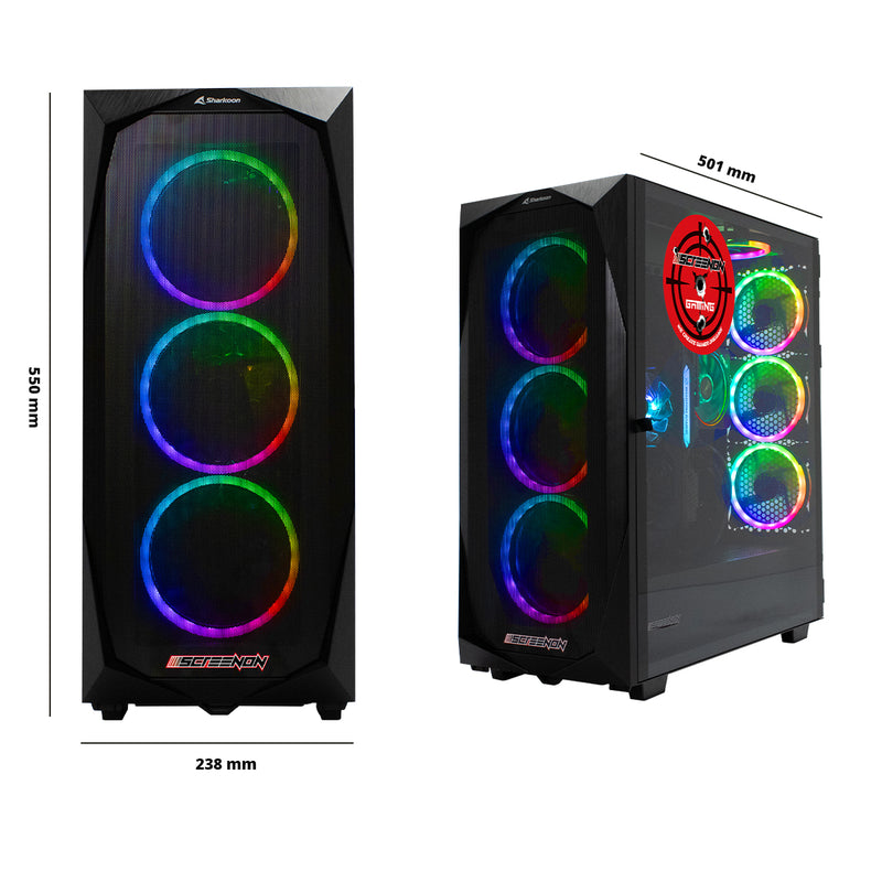 Screenon - Ryzen 9 5950X - 1TB M.2 - RTX 3060 - refroidissement par eau - GamePc.T50146 - WiFi