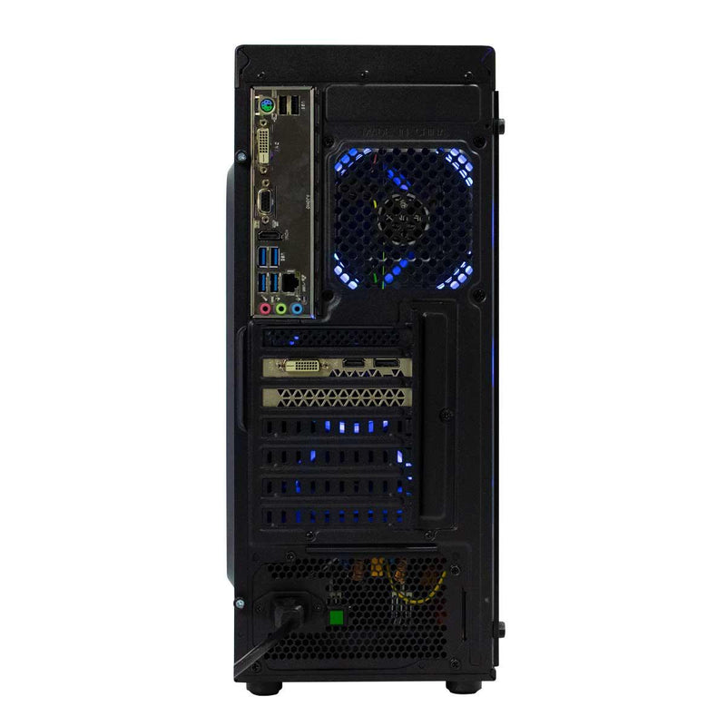ScreenON - AMD Ryzen 5 3600 Allround Game Computer V.2 / Gaming PC - GeForce GTX 1050 Ti 4GB - 16GB RAM - 240GB SSD - 1TB HDD - Windows 10P - Blue - ScreenOn