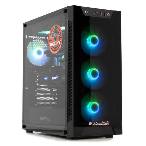 ScreenON - AMD Ryzen 7 - 1TB SSD + 3TB HDD - RTX 3060 - GamePC.X12149 - WiFi - ScreenOn