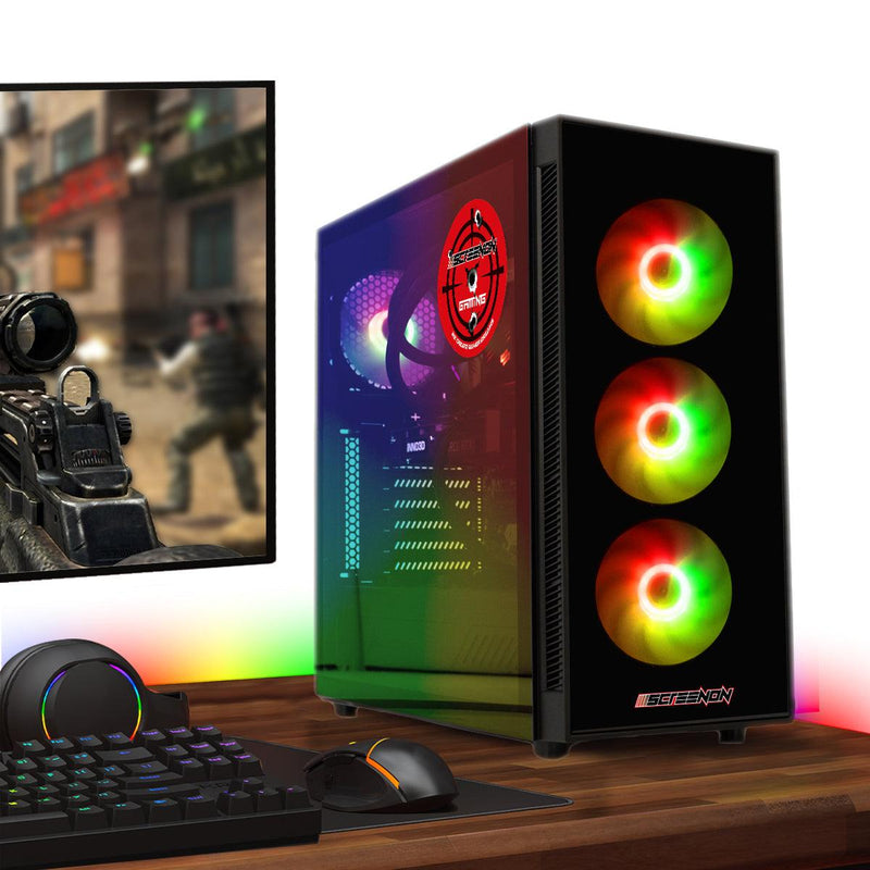 ScreenON - AMD Ryzen 7 - 1TB SSD + 3TB HDD - RTX 3060 - GamePC.X12164 - WiFi - ScreenOn