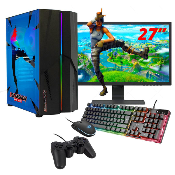 ScreenON - Complete Fortnite Gaming PC Sets - ( Game PC + 27 Inch Monitor + Toetsenbord + Muis + Controller ) - ScreenOn