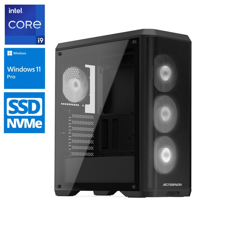 ScreenON - Creator - Intel Core i9 - 2TB NVMe SSD + 4TB HDD - 64GB RAM - RTX 4070Ti - MultimediaPC.M732033 - Wifi & Bluetooth - Cardreader - ScreenOn