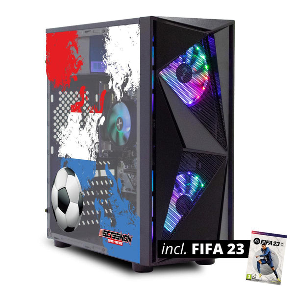 ScreenON - FIFA 23 Gaming PC + gratis FIFA 23 game cadeau - Landen editions - GamePC of Gaming Sets + Game controller - ScreenOn