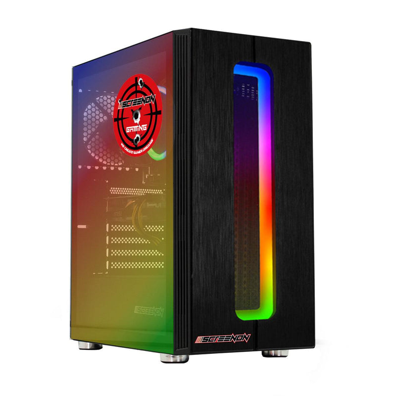 ScreenON - Game Computer / Gaming PC - Ryzen 5 - 1TB M.2 SSD - 16GB RAM - RTX 3050 - Game PC TX89411 - Windows 11 - ScreenOn