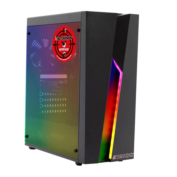 ScreenON - Game Computer / Gaming PC - Ryzen 5 - 1TB M.2 SSD - 16GB RAM - RTX 3050 - Game PC TX89418 - Windows 11 - ScreenOn