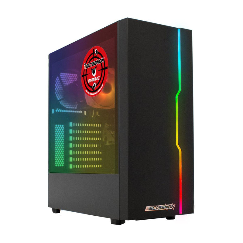 ScreenON - Game Computer / Gaming PC - Ryzen 5 - 1TB M.2 SSD - 16GB RAM - RTX 3050 - Game PC TX89419 - Windows 11 - ScreenOn