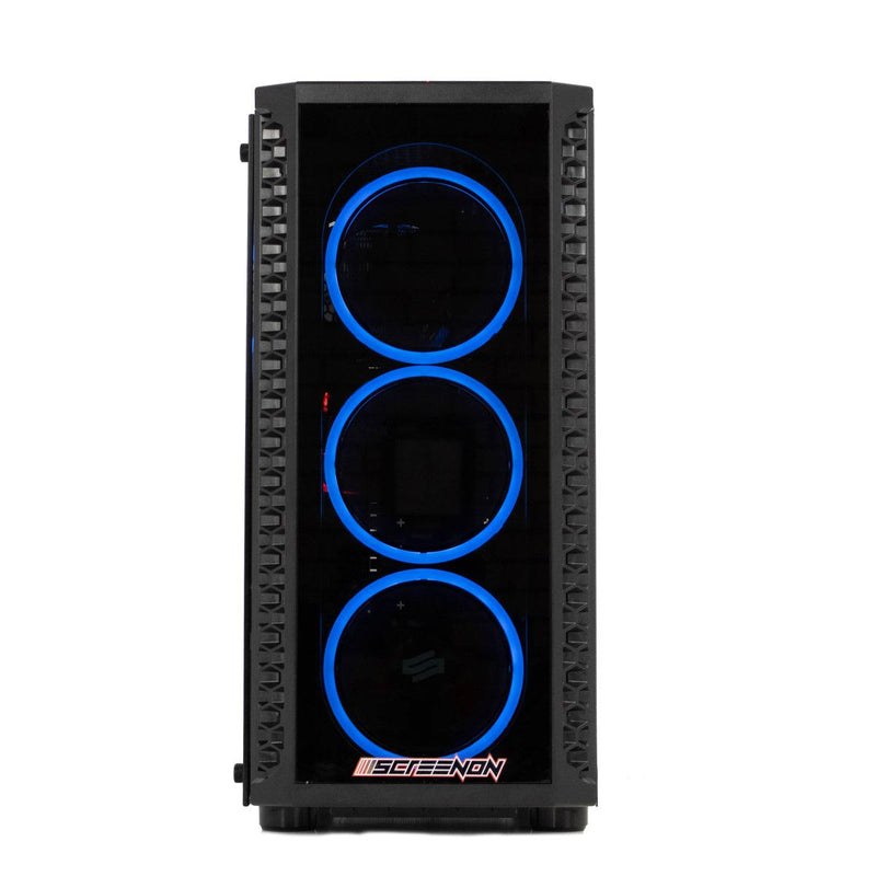 ScreenON - Gaming Set - X24574 - (GamePC.X24574 + 2 x 27 Inch Gaming Monitor + Gaming Toetsenbord en Muis) - ScreenOn