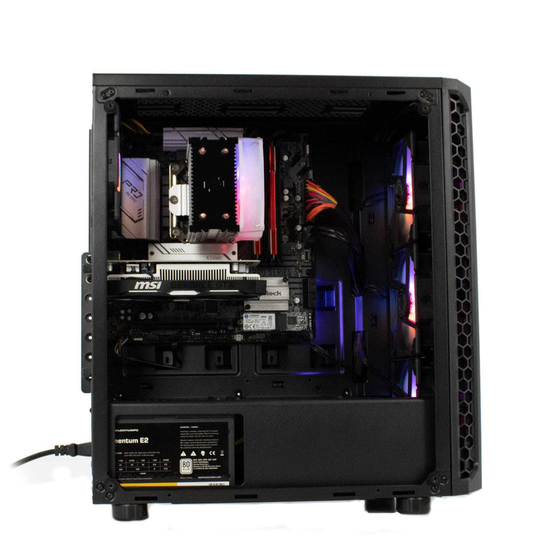 ScreenON - Gaming Set - Y23584 - (GamePC.Y23584 + 2 x 27 Inch Gaming Monitor + Gaming Toetsenbord en Muis) - ScreenOn