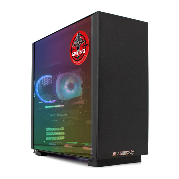 ScreenON - Mid-Range Desktop Game PC [Intel Core i5-10400F, Nvidia Geforce GTX 1630 4GB, 16GB RAM, 480GB SSD] Windows 11 Gaming Computer - ScreenOn