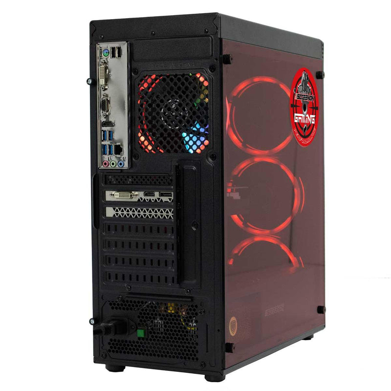 ScreenON – Night Shark - Ryzen 5 - 1TB SSD + 3TB HDD - GTX 1650 – GamePC.V32328 - WiFi - ScreenOn