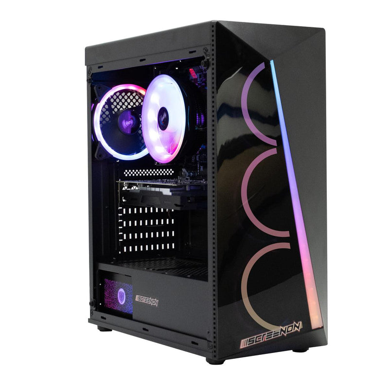 ScreenON – Night Shark - Ryzen 5 - 480GB SSD + 2TB HDD - GTX 1660 – GamePC.V32530 - WiFi - ScreenOn