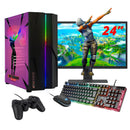 ScreenOn NL - Gaming PC SET | AMD Ryzen 5 | GTX 1650 | RAM 16GB | SSD 512GB | WiFi | + 24 Inch Monitor + Toetsenbord + Muis + Controller | H32522 - ScreenOn