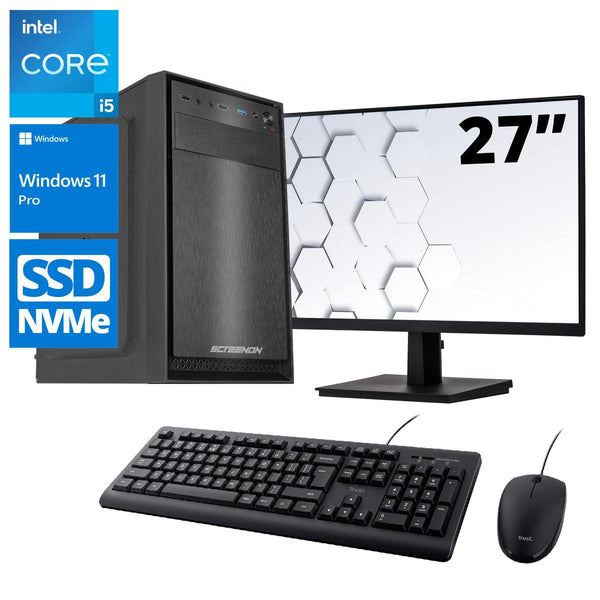 ScreenON - Office Set - Z50041 - V2 - (OfficePC.Z50041 + 27 Inch Monitor + Toetsenbord + Muis) - ScreenOn