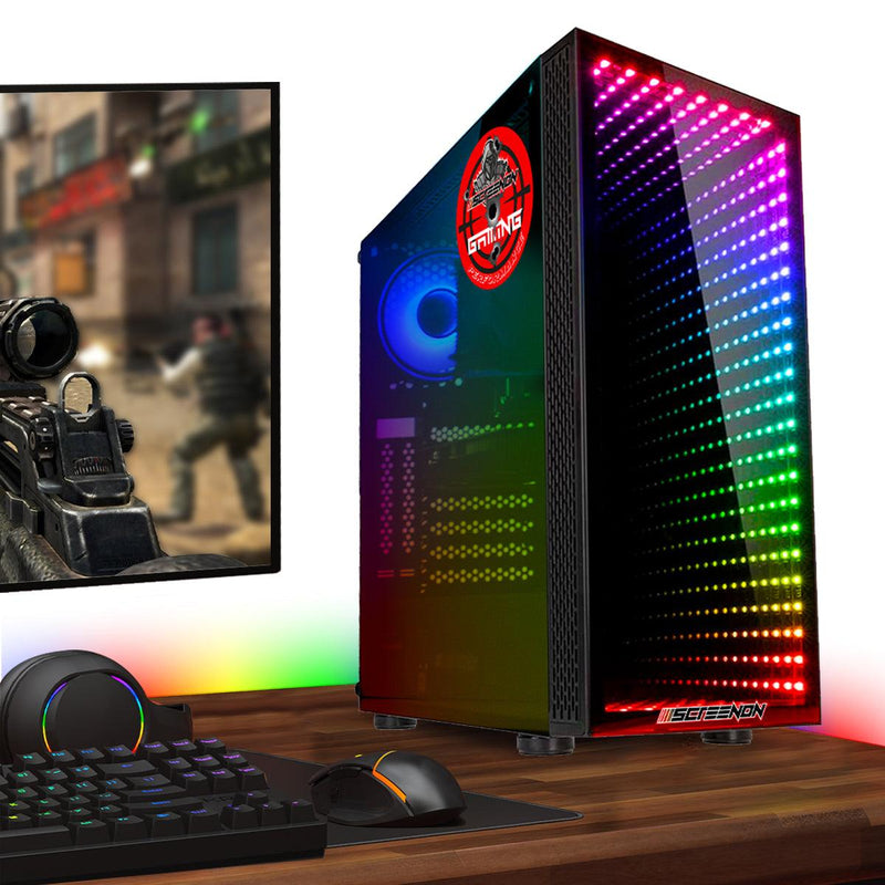 ScreenON - Power - Ryzen 5 - 240GB M.2 SSD + 1TB HDD - RTX 2060 - GamePC.V42332 - WiFi - ScreenOn