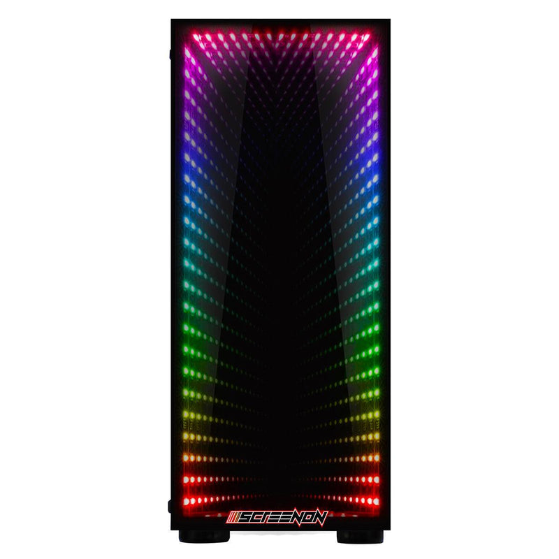 ScreenON - Racing Gaming Set + AMG Flag - F3426524 - (GamePC.F14065 + 24 Inch Monitor + Toetsenbord + Muis + Controller + Gratis AMG Flag) - ScreenOn