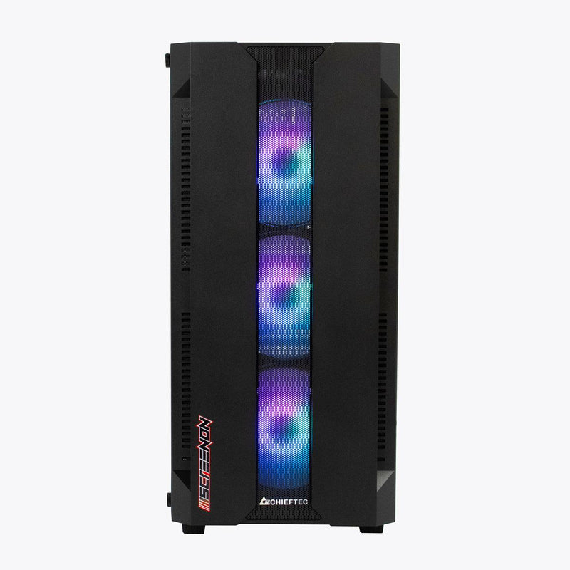 ScreenON - Racing Gaming Set + Red Bull Flag - F2325024 - (GamePC.F13050 + 24 Inch Monitor + Toetsenbord + Muis + Controller + Gratis Red Bull Flag) - ScreenOn