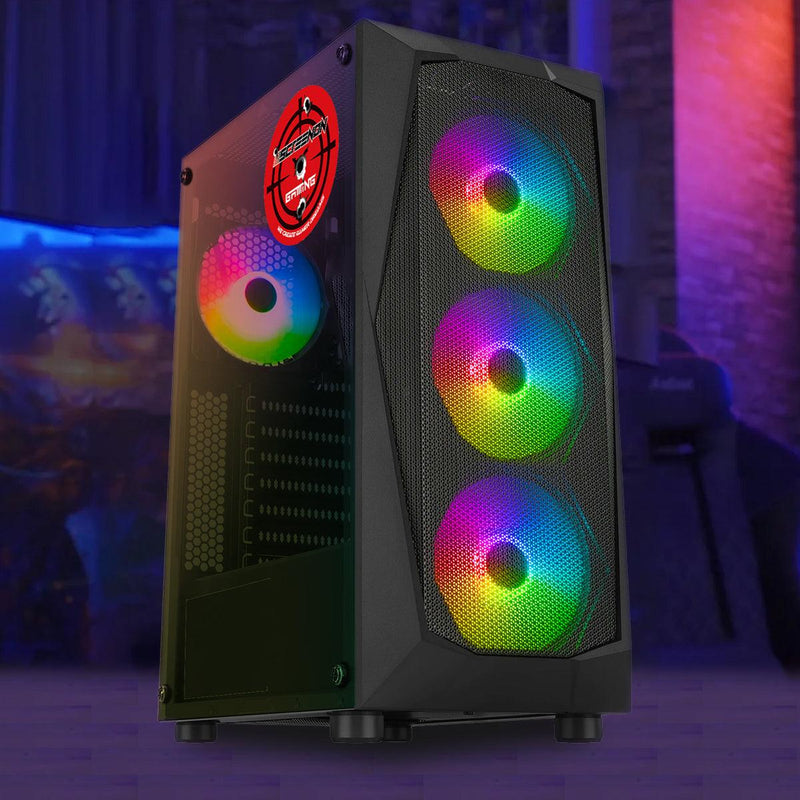 ScreenON - Ryzen 5 - 500GB M.2 SSD - 16GB RAM - Radeon RX 550 - Game PC E723114 - WiFi - ScreenOn