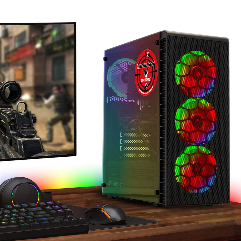 ScreenON - Ryzen 5 5600X - 512GB M.2 SSD + 1TB HDD - RTX-3060 - GamePC.V550105 - WiFi - ScreenOn