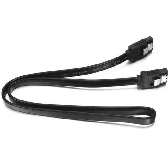 Volumekorting!!! 50 x SATA III naar SATA III kabel - 50 cm - Zwart - ScreenOn